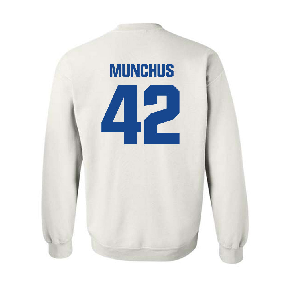 Hampton - NCAA Men's Lacrosse : Dylan Munchus - Classic Shersey Crewneck Sweatshirt-1