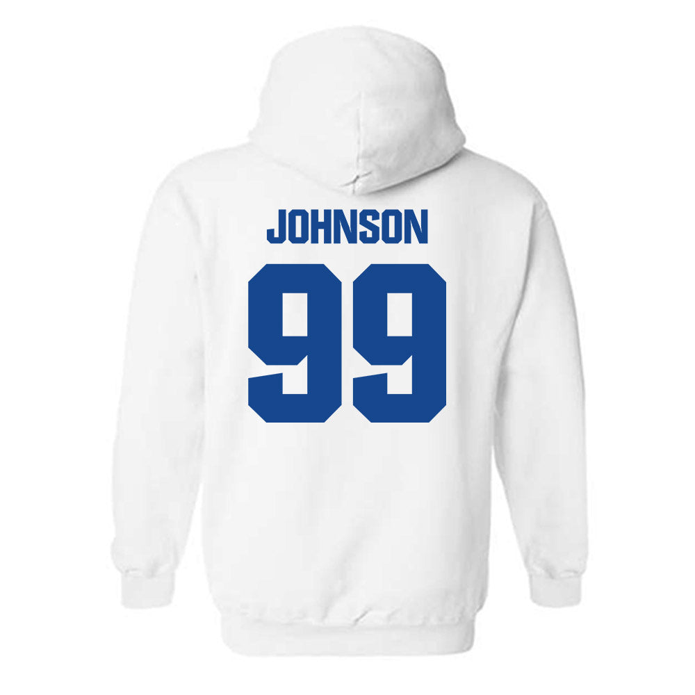 Hampton - NCAA Football : Javen Johnson - Classic Shersey Hooded Sweatshirt-1