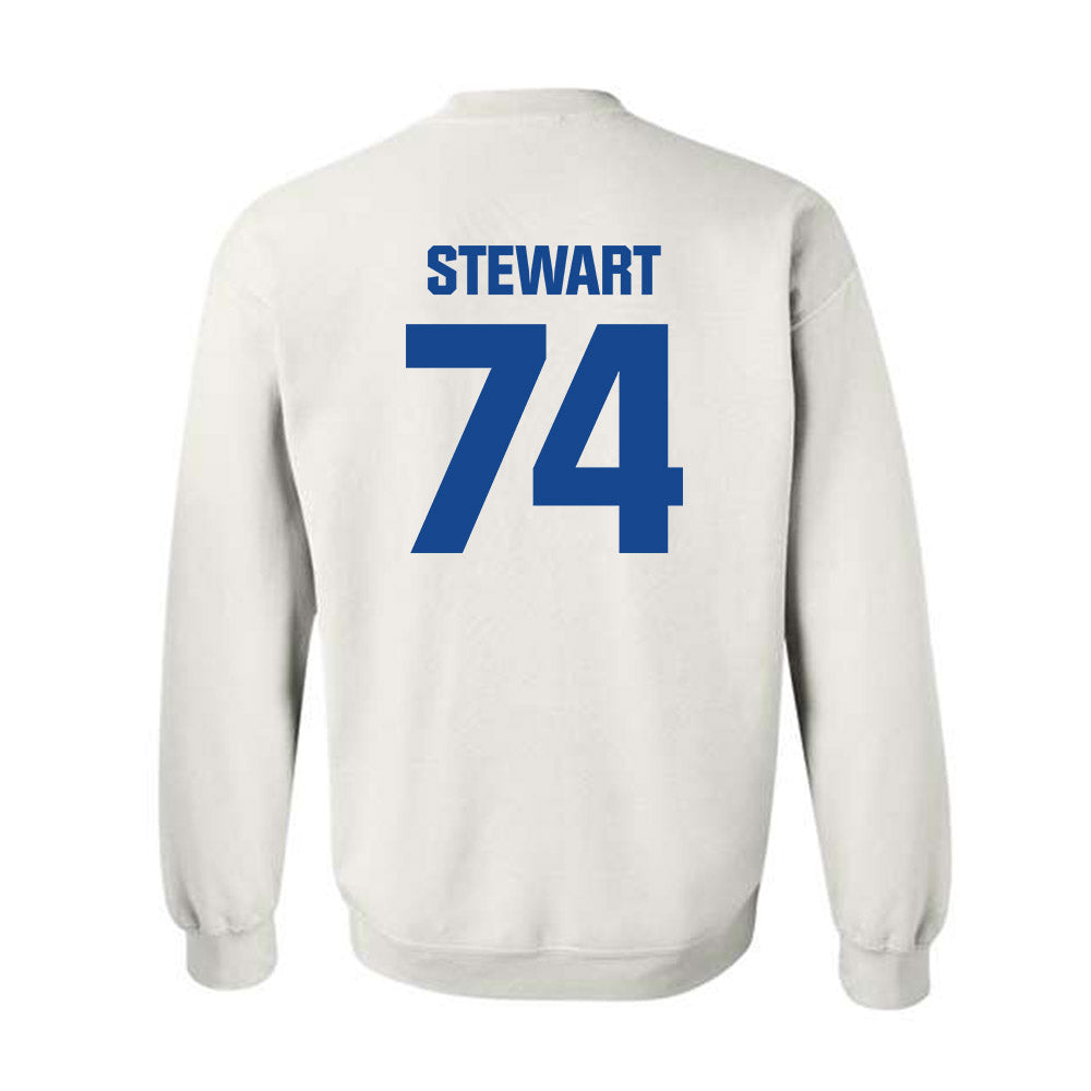 Hampton - NCAA Football : Damaurius Stewart - Classic Shersey Crewneck Sweatshirt-1
