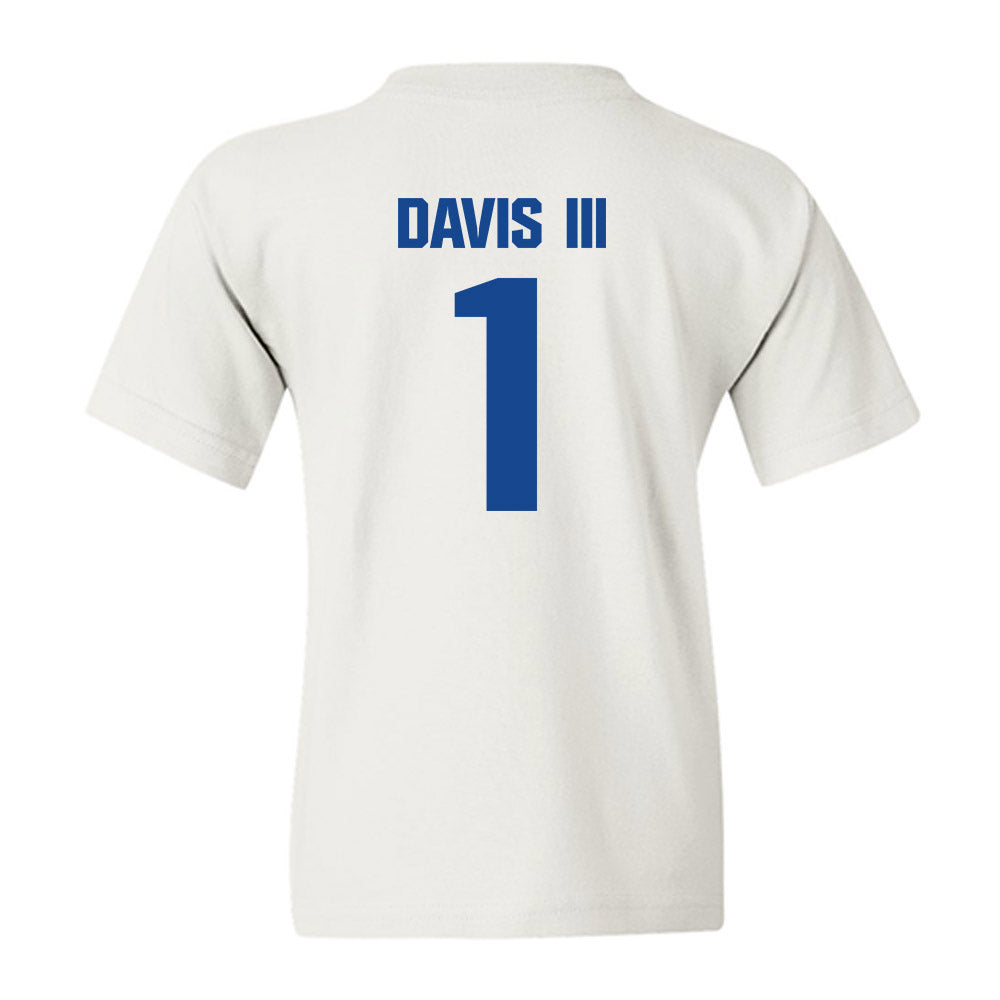 Hampton - NCAA Men's Basketball : Aaron Davis III - Classic Shersey Youth T-Shirt-1