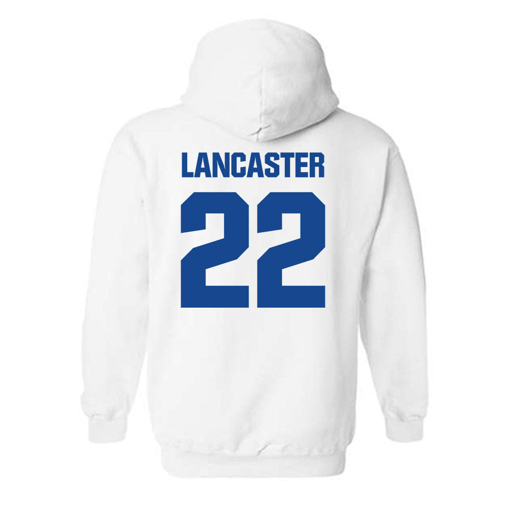 Hampton - NCAA Men's Lacrosse : Miles Lancaster - Classic Shersey Hooded Sweatshirt-1