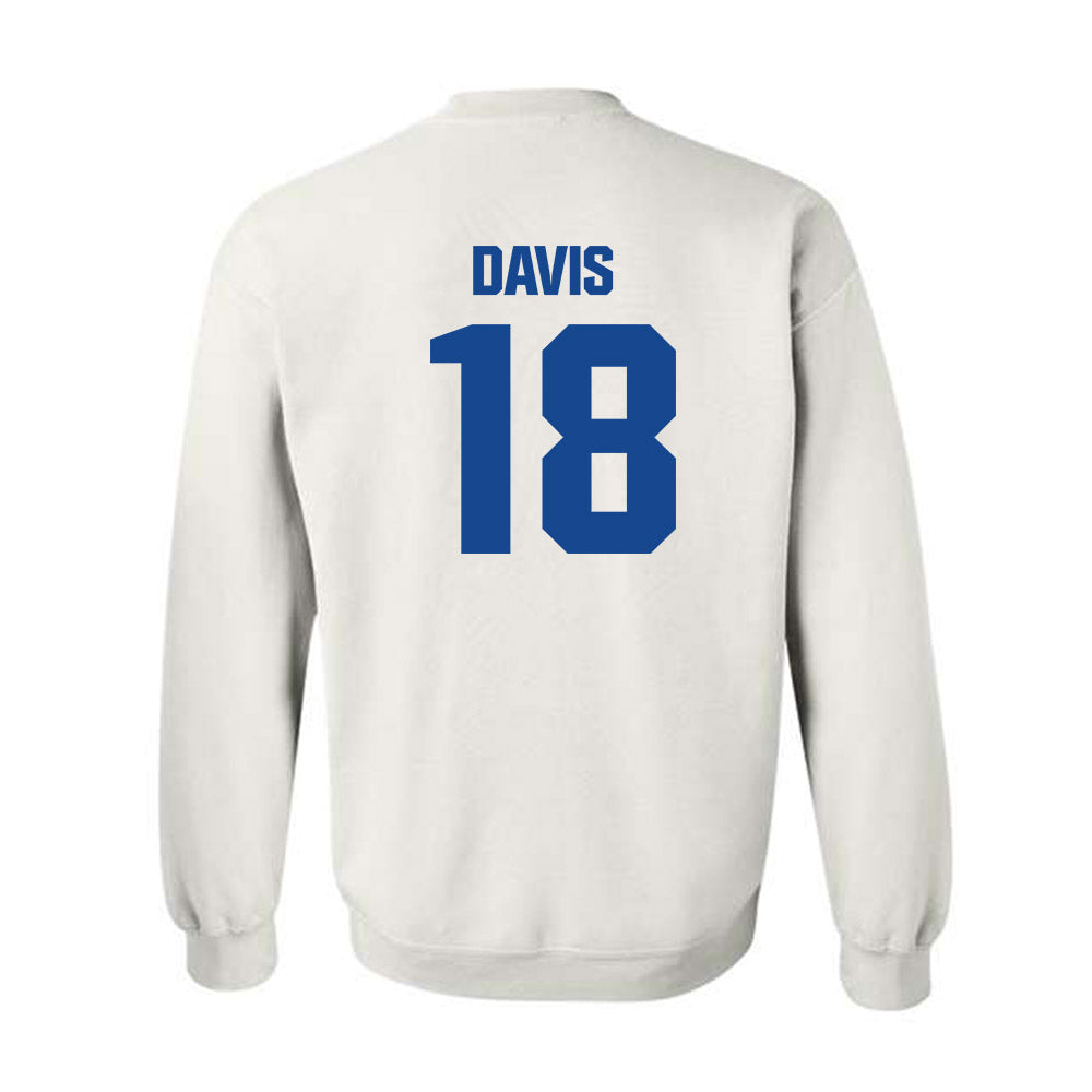 Hampton - NCAA Football : Iman Davis - Classic Shersey Crewneck Sweatshirt-1