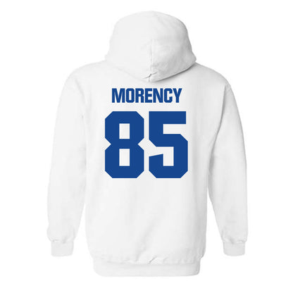 Hampton - NCAA Football : Jode Morency - Classic Shersey Hooded Sweatshirt-1