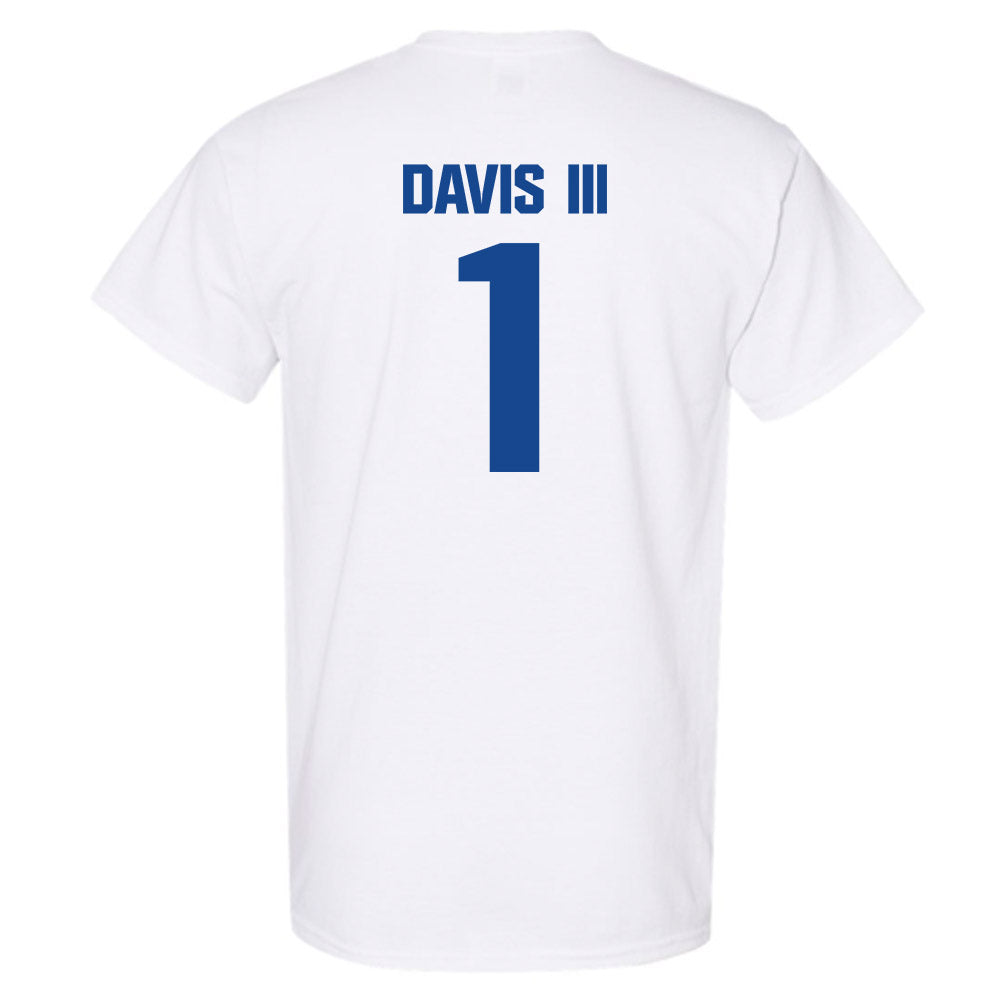 Hampton - NCAA Men's Basketball : Aaron Davis III - Classic Shersey T-Shirt-1