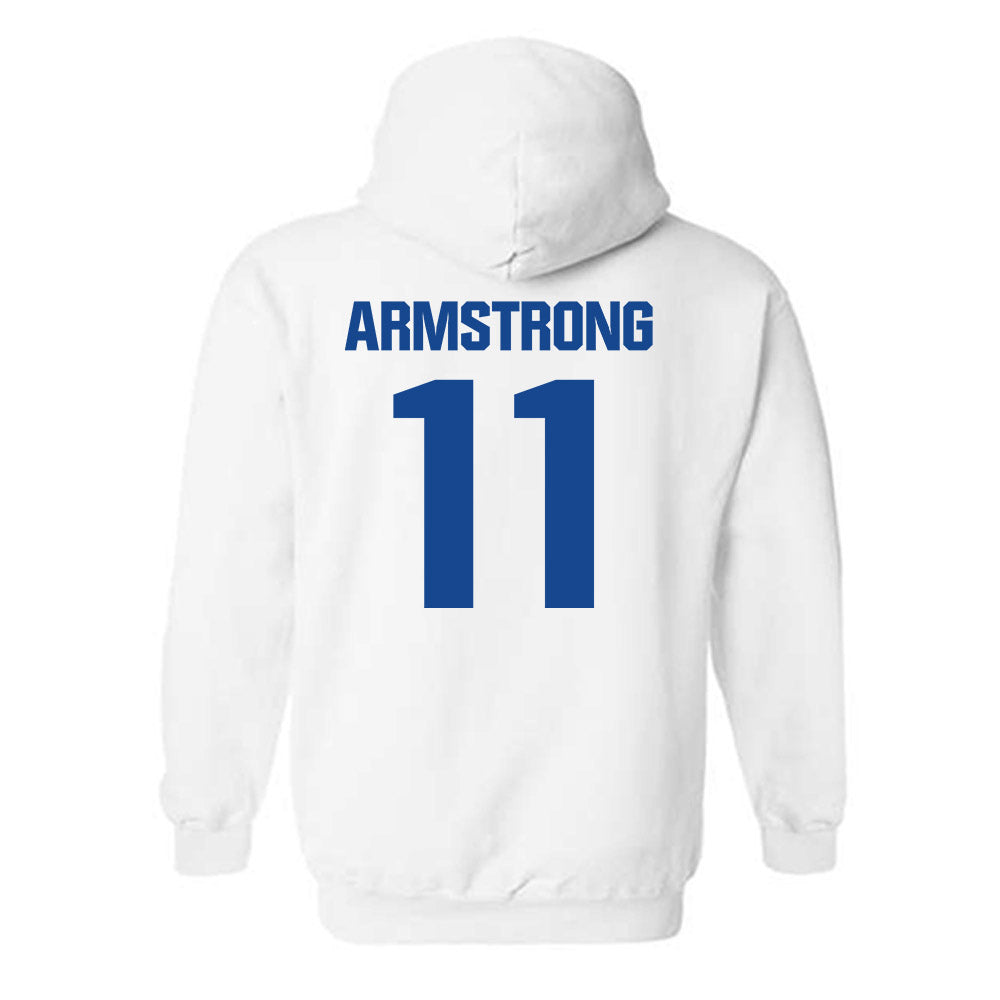 Hampton - NCAA Football : Antonio Armstrong - Classic Shersey Hooded Sweatshirt-1