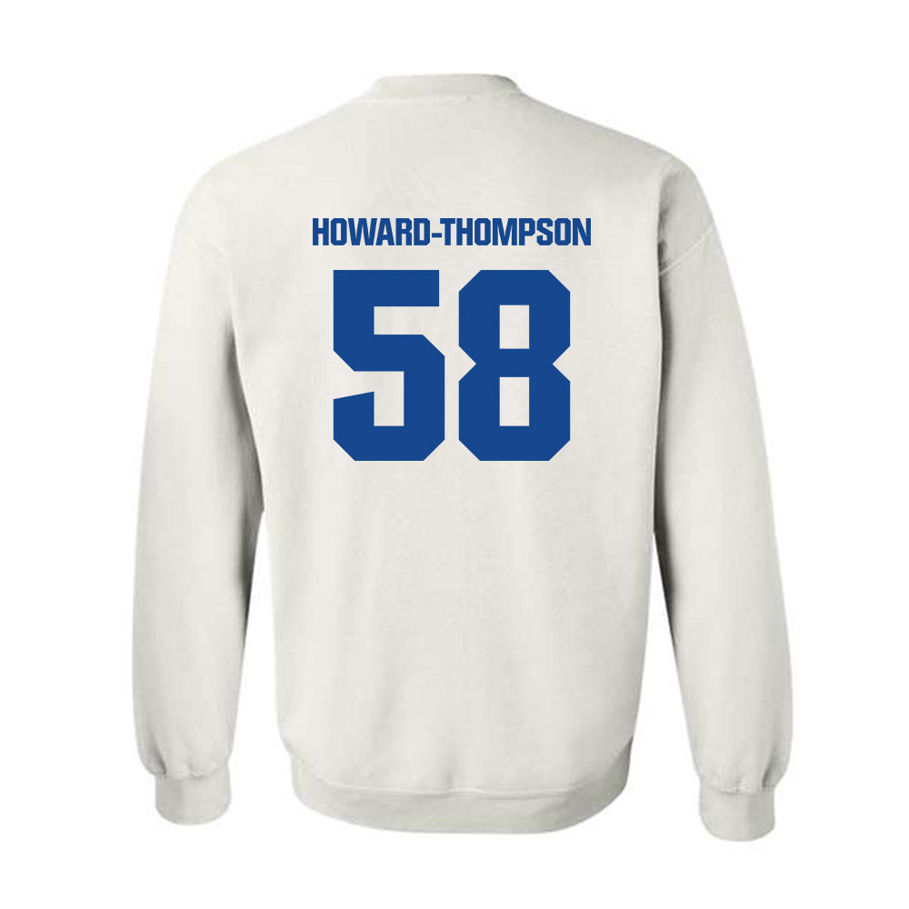 Hampton - NCAA Football : Tyher Howard-Thompson - Classic Shersey Crewneck Sweatshirt-1