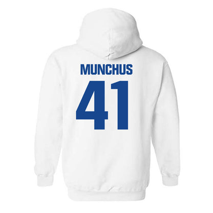 Hampton - NCAA Men's Lacrosse : Davis Munchus - Classic Shersey Hooded Sweatshirt-1
