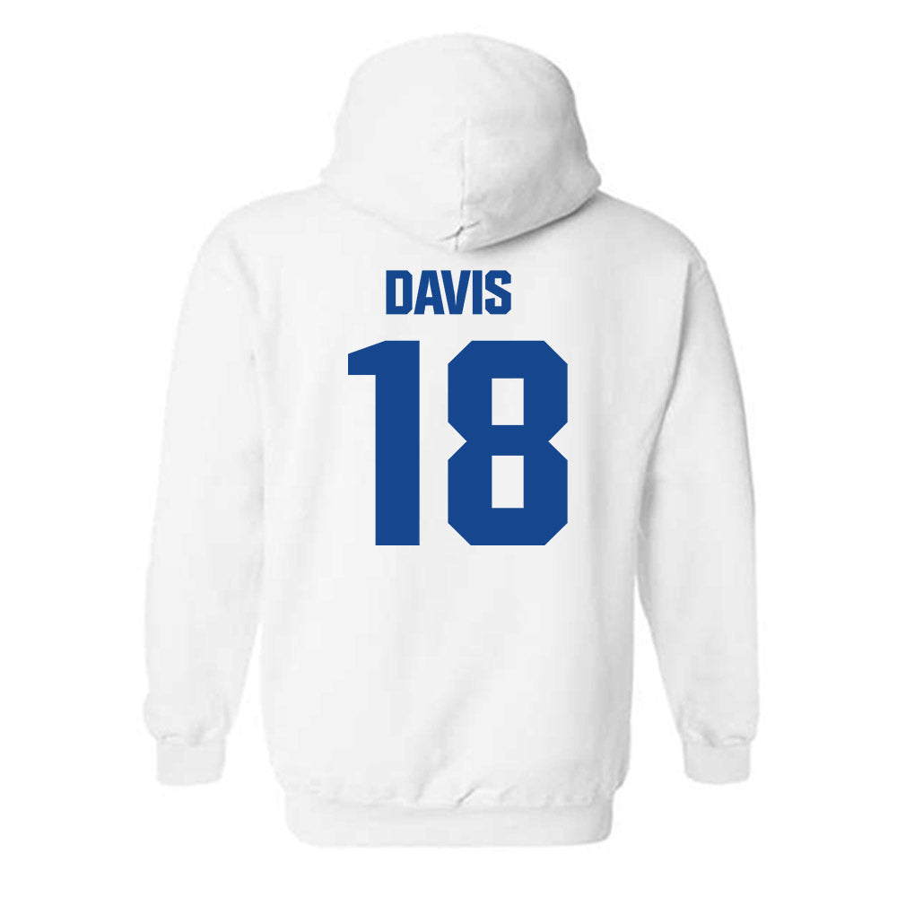 Hampton - NCAA Football : Iman Davis - Classic Shersey Hooded Sweatshirt-1