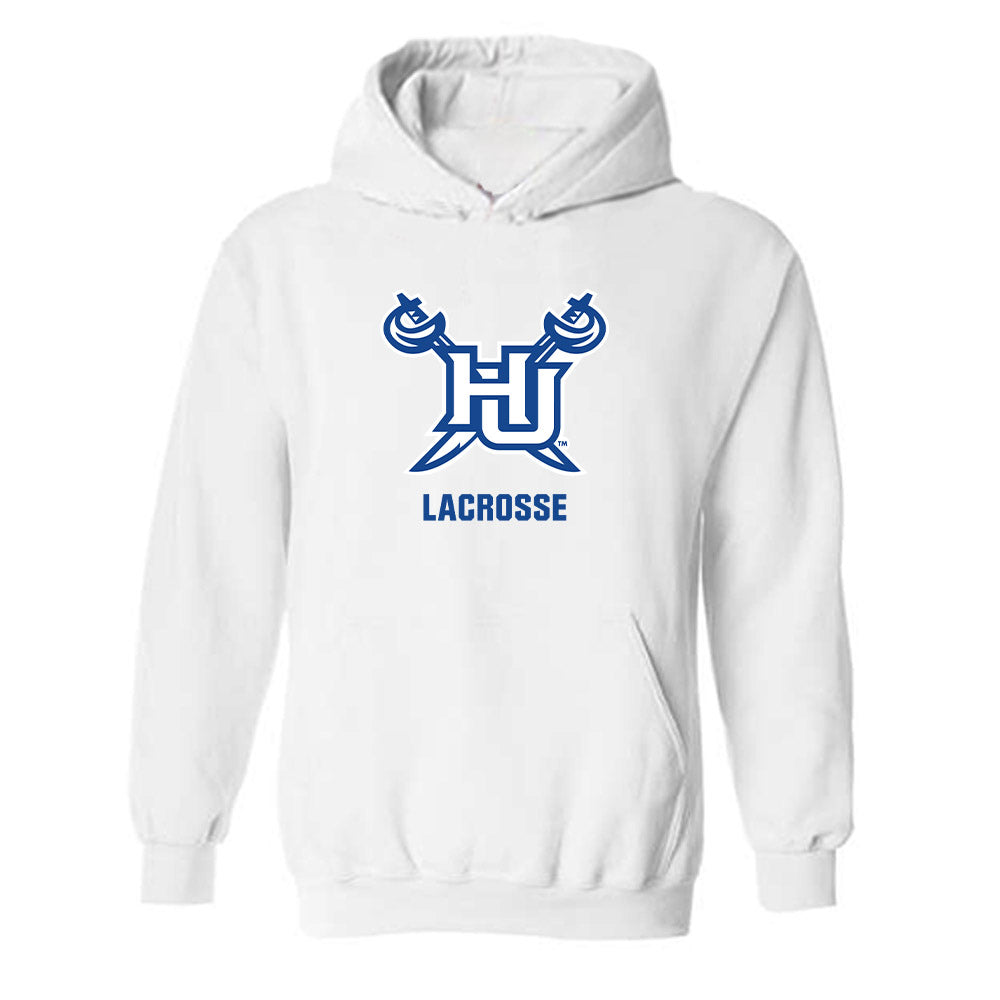 Hampton - NCAA Men's Lacrosse : Owen Parham - Classic Shersey Hooded Sweatshirt-0