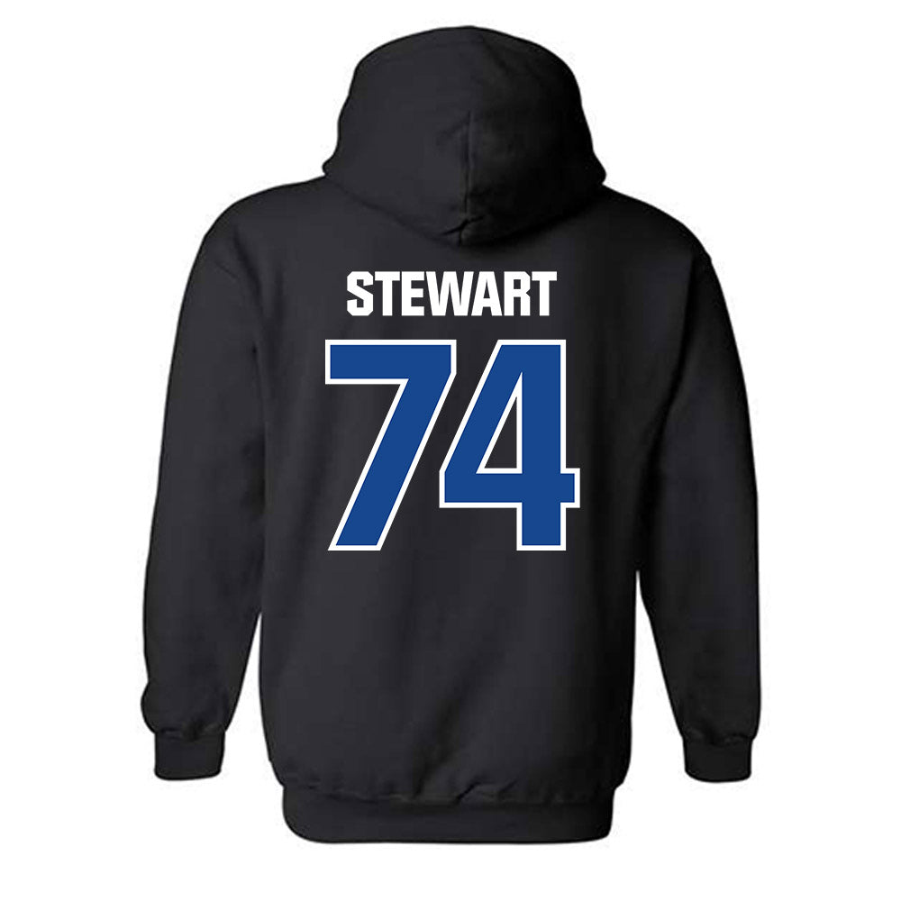 Hampton - NCAA Football : Damaurius Stewart - Classic Shersey Hooded Sweatshirt-1