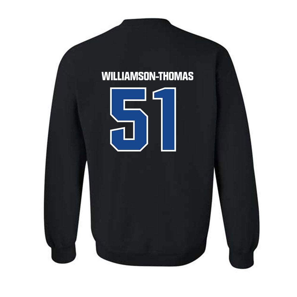 Hampton - NCAA Football : Jalen Williamson-Thomas - Classic Shersey Crewneck Sweatshirt-1