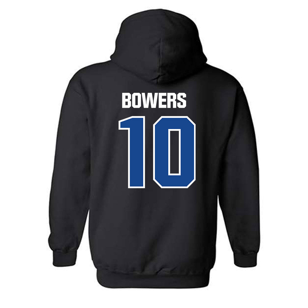 Hampton - NCAA Women's Basketball : Jeniya Bowers - Classic Shersey Hooded Sweatshirt-1