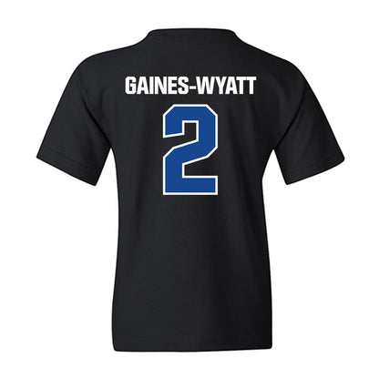 Hampton - NCAA Men's Basketball : Jalyke Gaines-Wyatt - Classic Shersey Youth T-Shirt-1