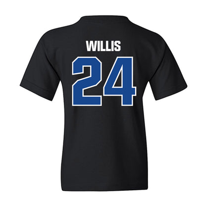 Hampton - NCAA Football : Marqwae Willis - Classic Shersey Youth T-Shirt-1