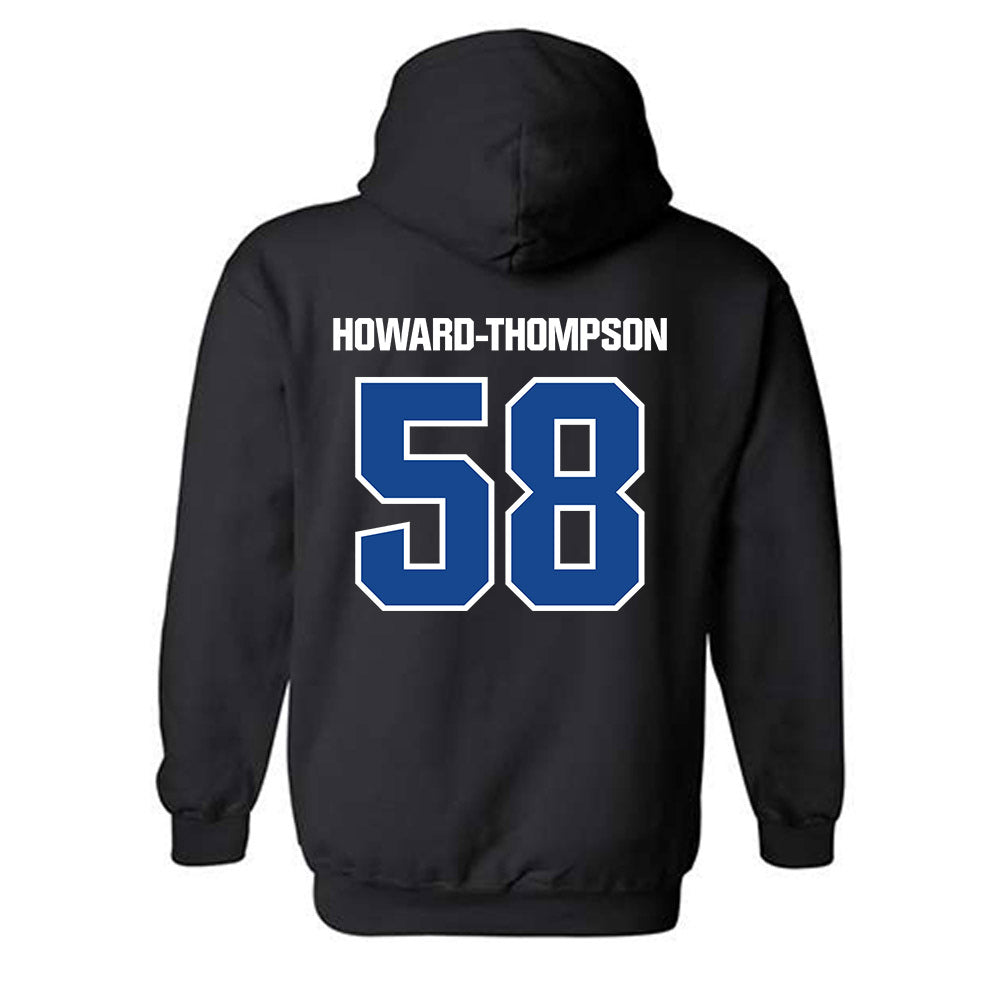 Hampton - NCAA Football : Tyher Howard-Thompson - Classic Shersey Hooded Sweatshirt-1