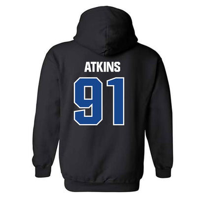 Hampton - NCAA Football : Aaron Atkins - Classic Shersey Hooded Sweatshirt-1