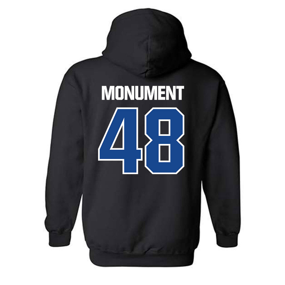 Hampton - NCAA Football : William Monument - Classic Shersey Hooded Sweatshirt-1