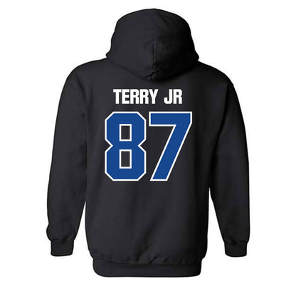 Hampton - NCAA Football : Samuel Terry Jr - Classic Shersey Hooded Sweatshirt-1