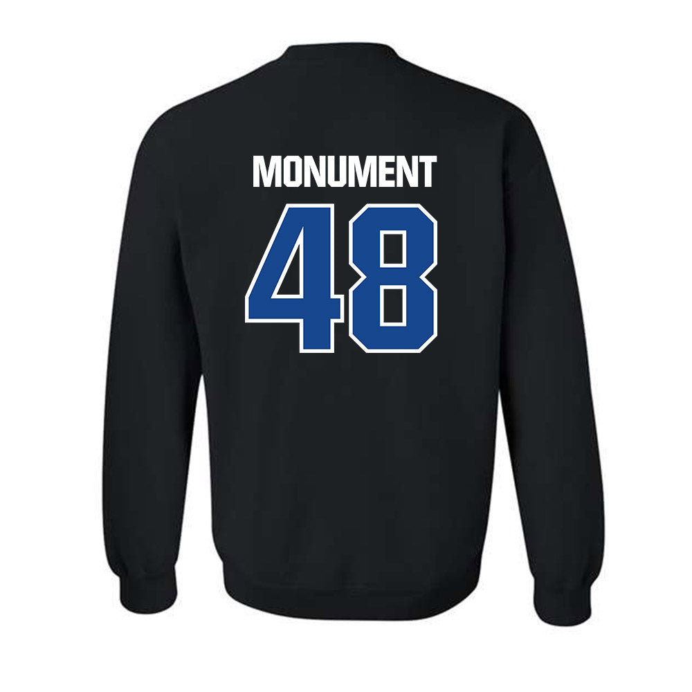 Hampton - NCAA Football : William Monument - Classic Shersey Crewneck Sweatshirt-1