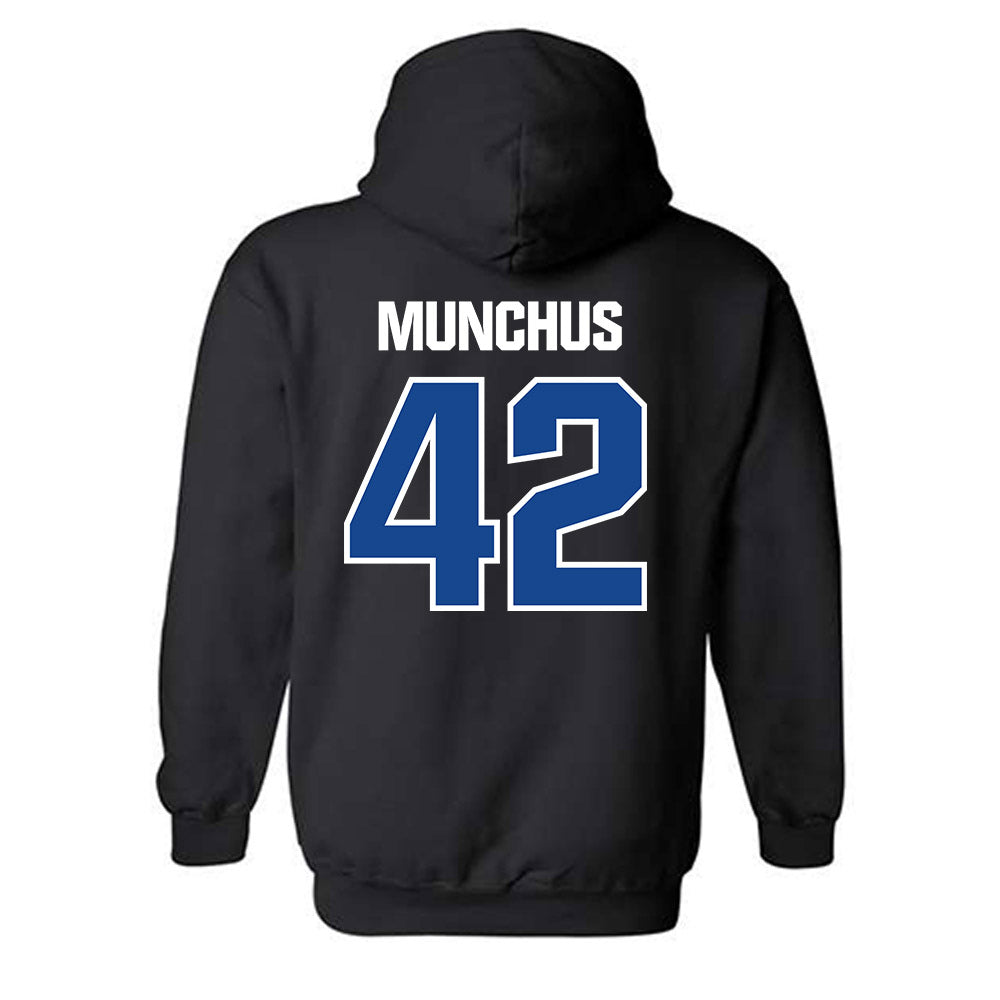 Hampton - NCAA Men's Lacrosse : Dylan Munchus - Classic Shersey Hooded Sweatshirt-1