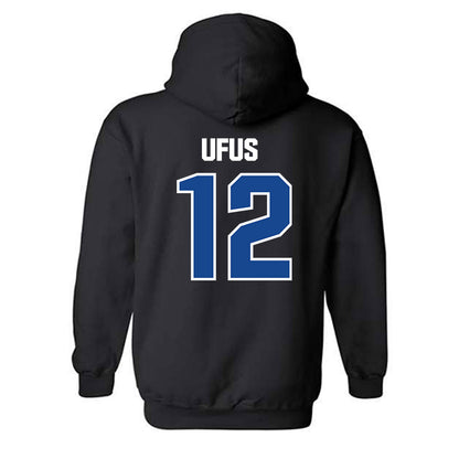 Hampton - NCAA Football : Daniel Ufus - Classic Shersey Hooded Sweatshirt-1