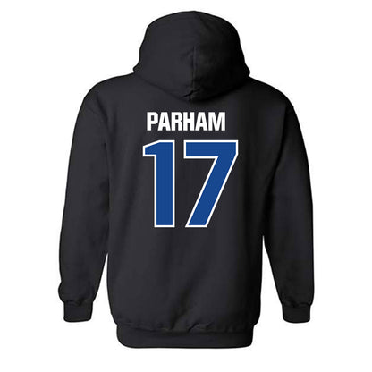 Hampton - NCAA Men's Lacrosse : Owen Parham - Classic Shersey Hooded Sweatshirt-1