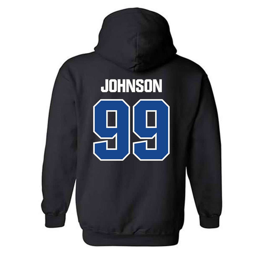 Hampton - NCAA Football : Javen Johnson - Classic Shersey Hooded Sweatshirt-1