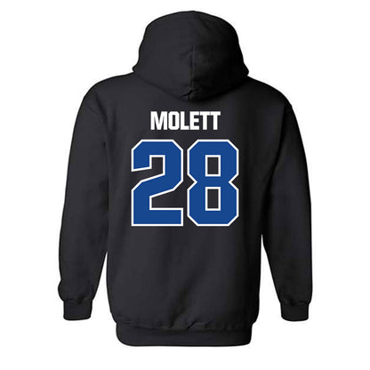 Hampton - NCAA Football : Kyle Molett - Classic Shersey Hooded Sweatshirt-1