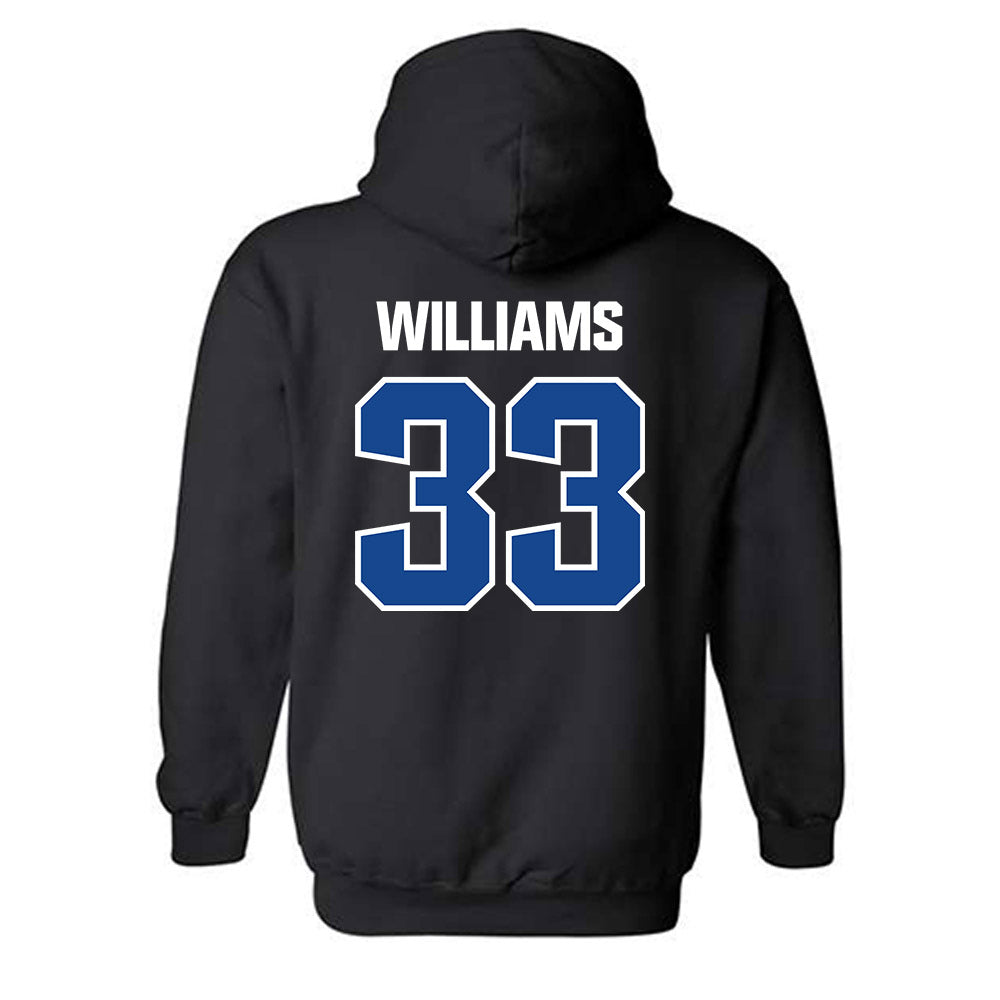 Hampton - NCAA Football : Zane Williams - Classic Shersey Hooded Sweatshirt-1