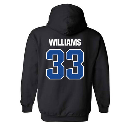 Hampton - NCAA Football : Zane Williams - Classic Shersey Hooded Sweatshirt-1