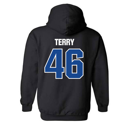 Hampton - NCAA Football : Derien Terry - Classic Shersey Hooded Sweatshirt-1