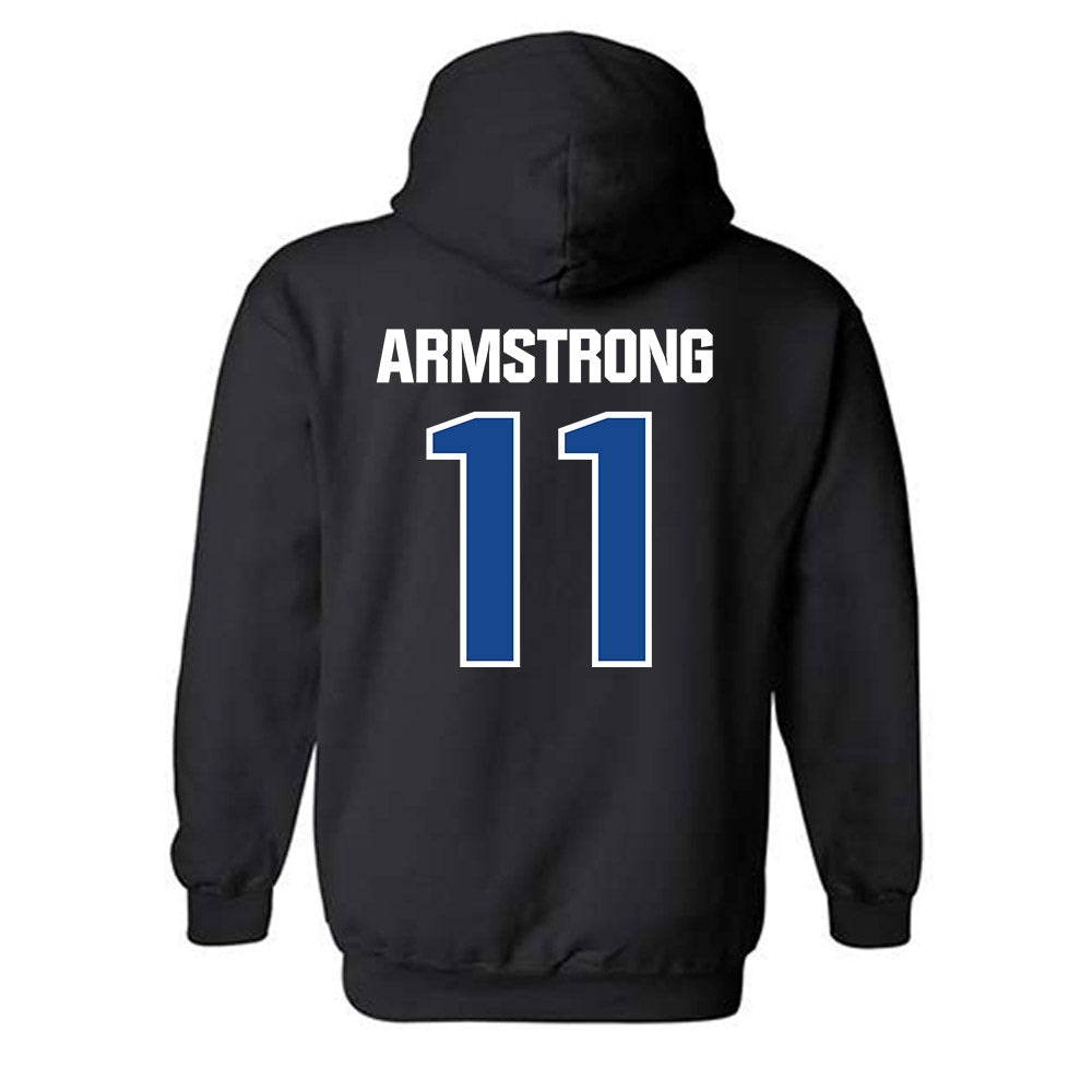 Hampton - NCAA Football : Antonio Armstrong - Classic Shersey Hooded Sweatshirt-1