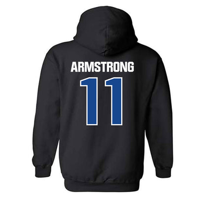 Hampton - NCAA Football : Antonio Armstrong - Classic Shersey Hooded Sweatshirt-1