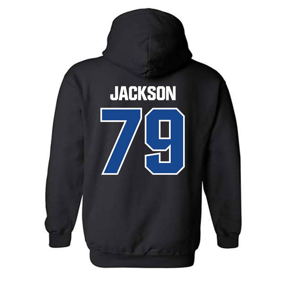 Hampton - NCAA Football : Collen Jackson - Classic Shersey Hooded Sweatshirt-1