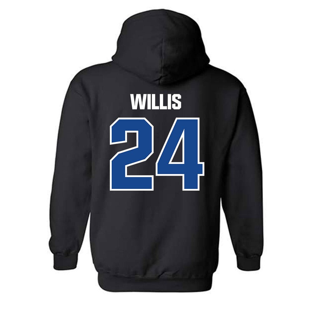 Hampton - NCAA Football : Marqwae Willis - Classic Shersey Hooded Sweatshirt-1