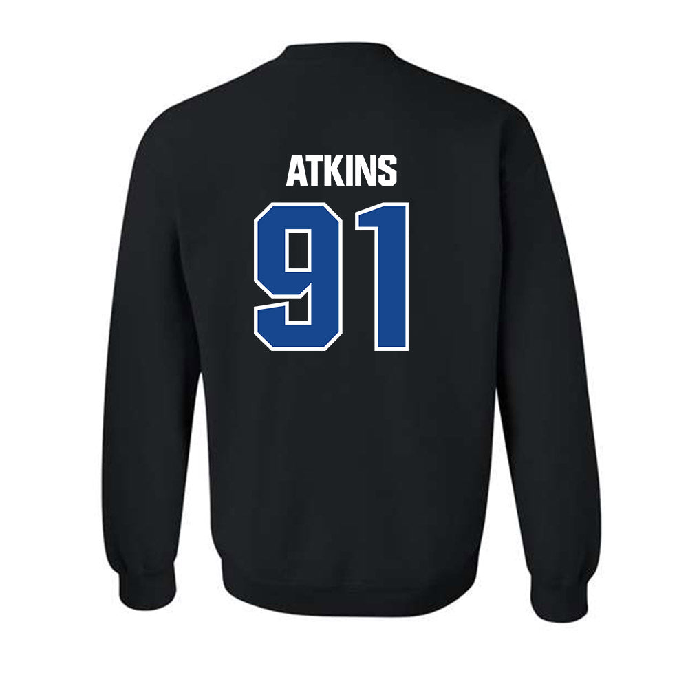 Hampton - NCAA Football : Aaron Atkins - Classic Shersey Crewneck Sweatshirt-1