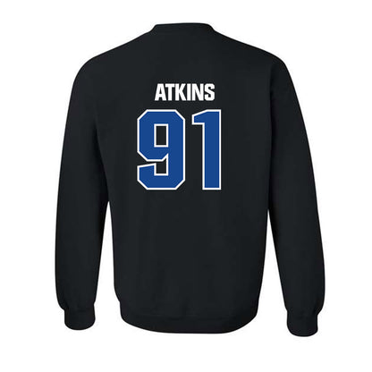 Hampton - NCAA Football : Aaron Atkins - Classic Shersey Crewneck Sweatshirt-1