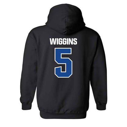 Hampton - NCAA Women's Basketball : Diamond Wiggins - Classic Shersey Hooded Sweatshirt-1