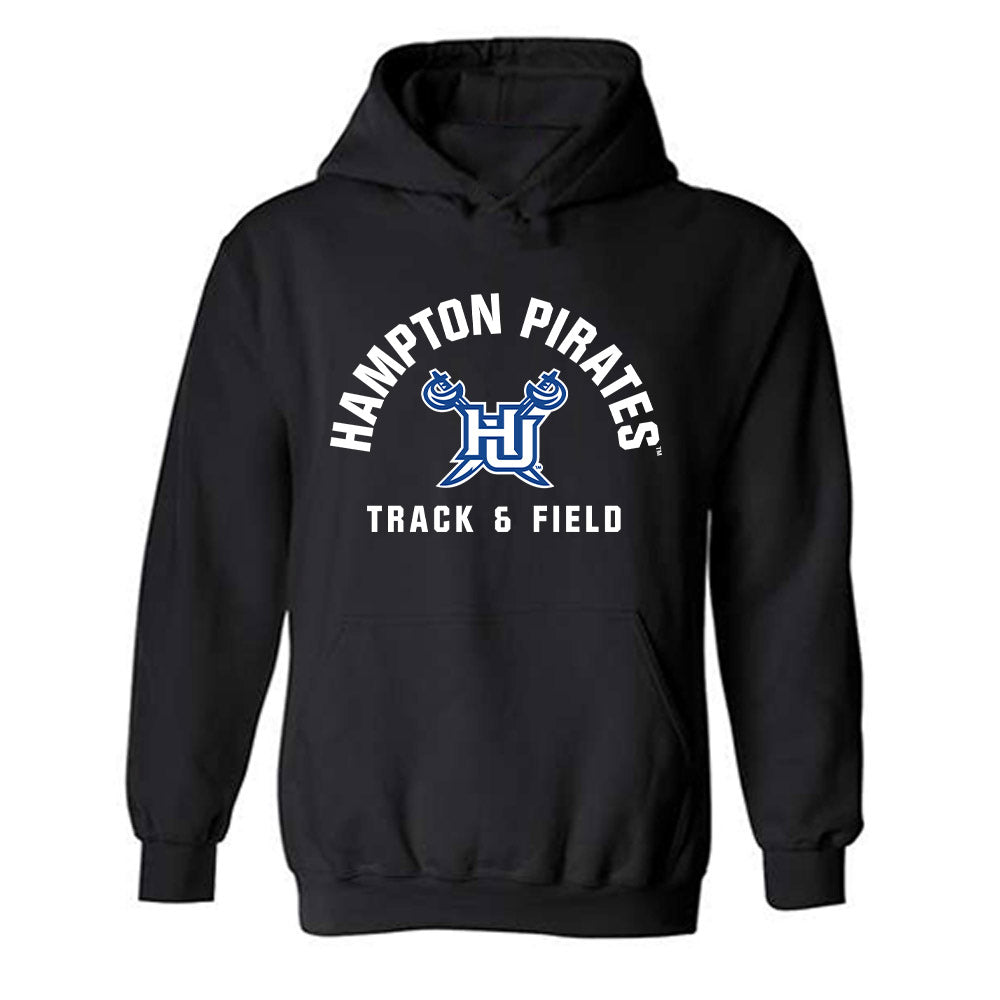 Hampton - NCAA Men's Track & Field : Garth Naar - Classic Shersey Hooded Sweatshirt-0