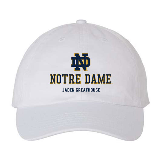 Notre Dame - NCAA Football : Jaden Greathouse - Dad Hat-0