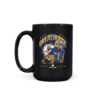 Notre Dame - NCAA Football : Jaden Greathouse - Coffee Mug-1