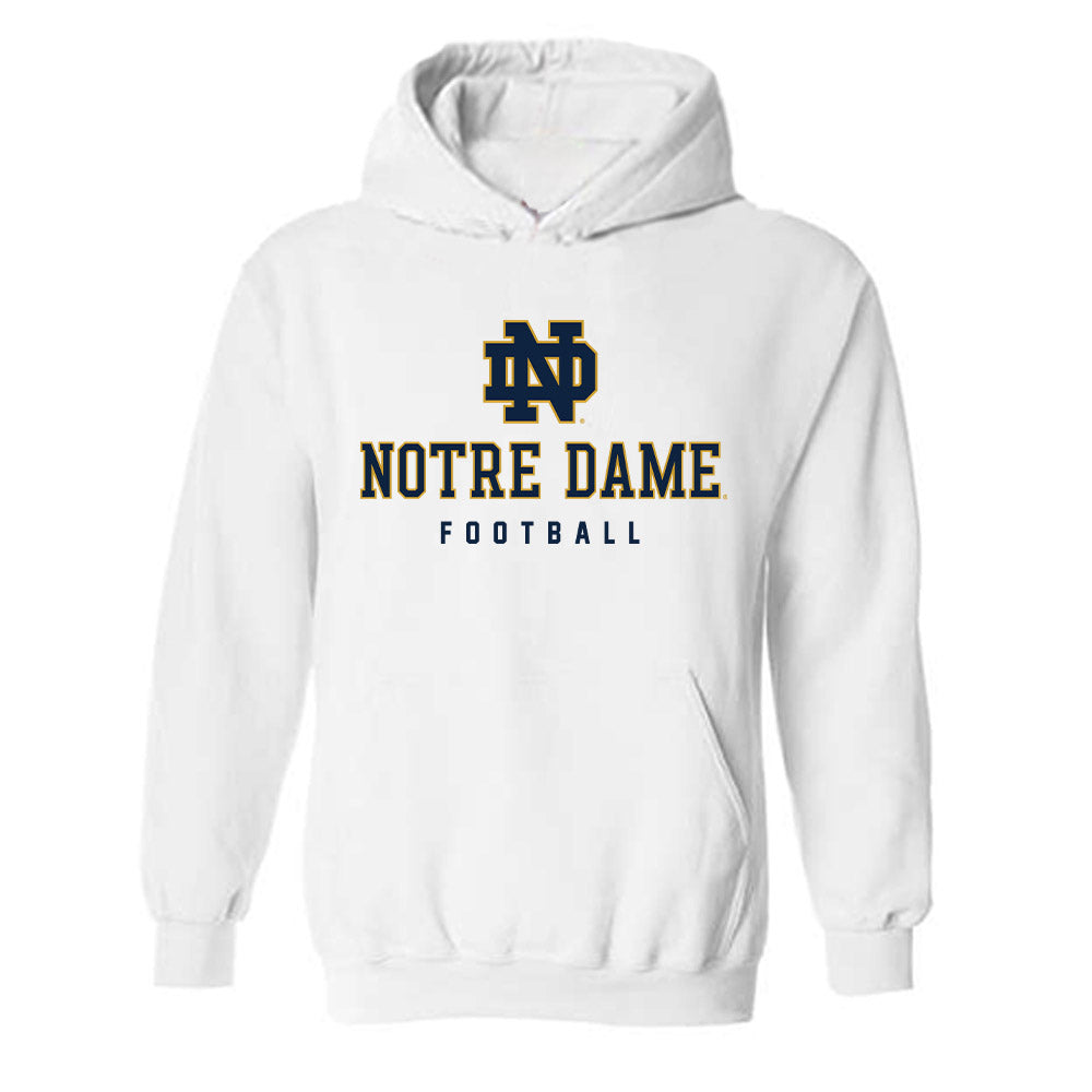 Notre Dame - NCAA Football : Guerby Lambert - Classic Shersey Hooded Sweatshirt-0