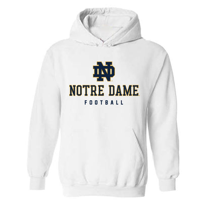 Notre Dame - NCAA Football : Guerby Lambert - Classic Shersey Hooded Sweatshirt-0