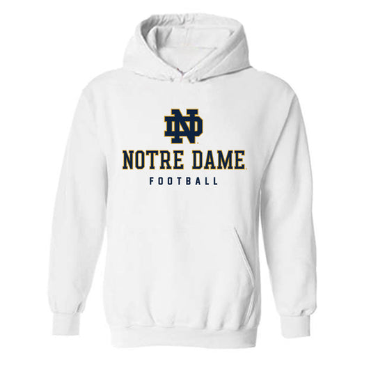 Notre Dame - NCAA Football : Guerby Lambert - Classic Shersey Hooded Sweatshirt-0