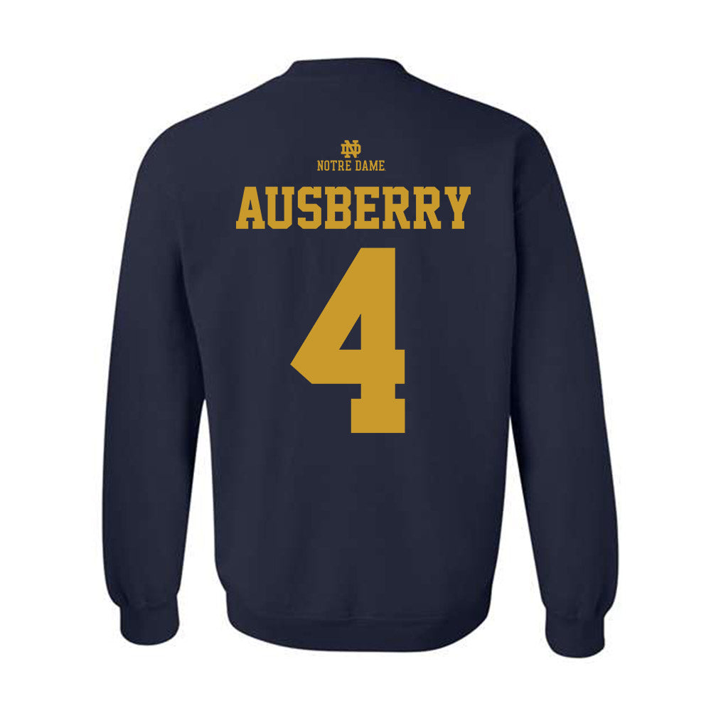 Notre Dame - NCAA Football : Jaiden Ausberry - Classic Shersey Crewneck Sweatshirt-1
