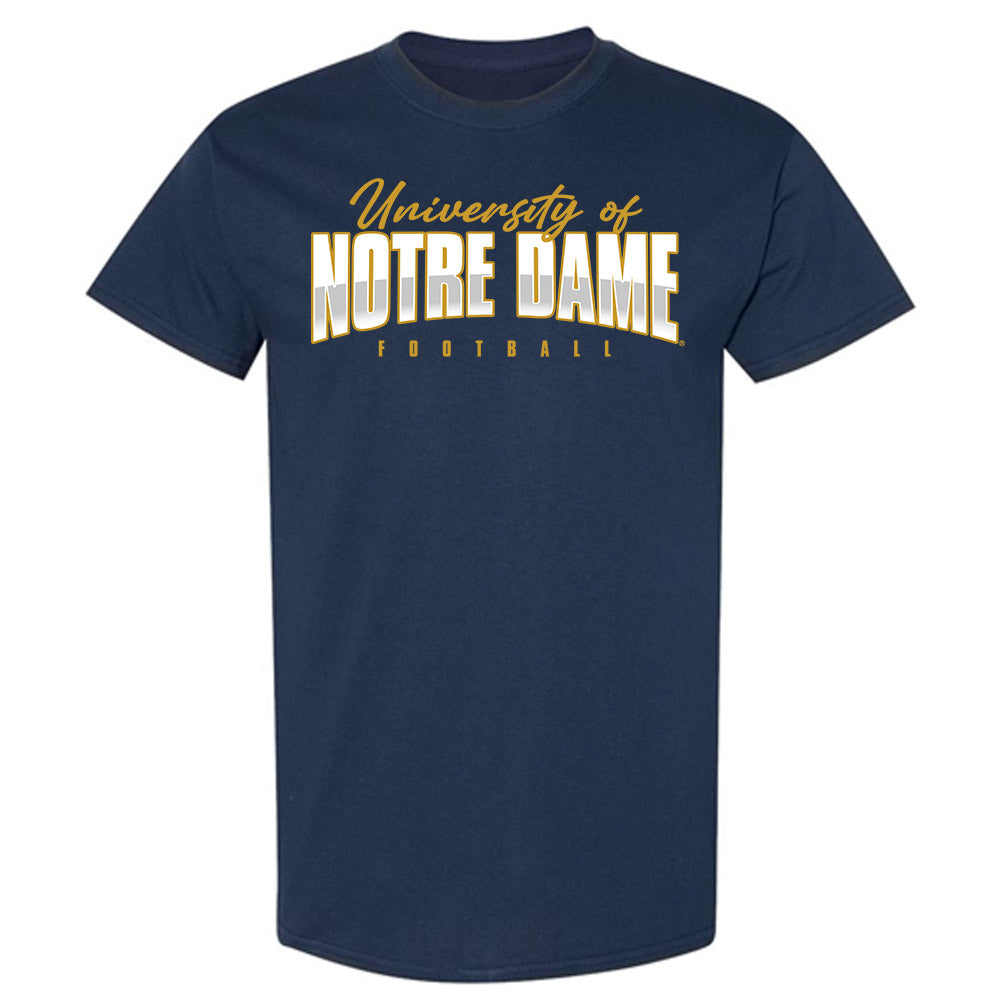 Notre Dame - NCAA Football : Jaiden Ausberry - Classic Shersey T-Shirt-0