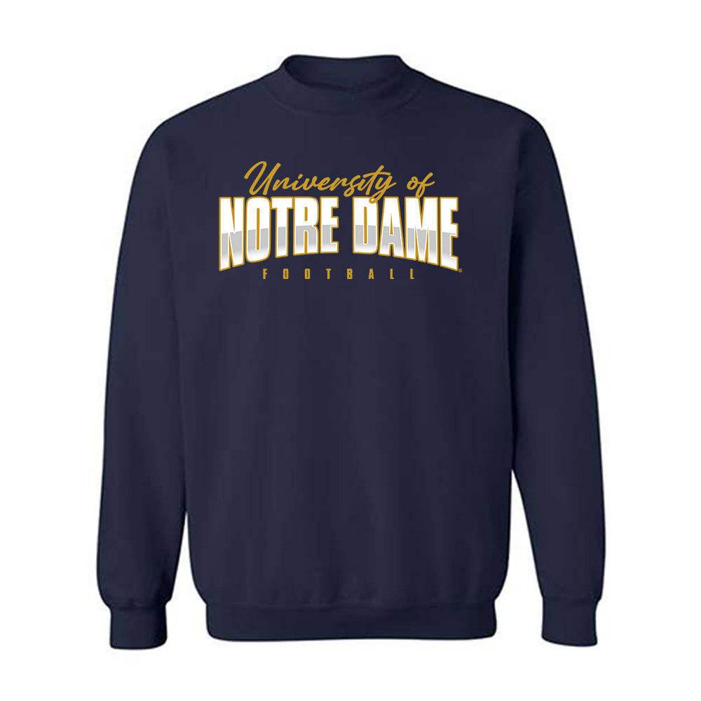 Notre Dame - NCAA Football : Jaiden Ausberry - Classic Shersey Crewneck Sweatshirt-0