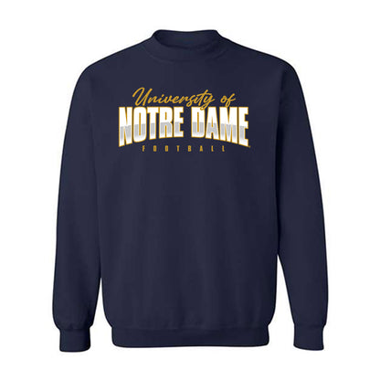 Notre Dame - NCAA Football : Jaiden Ausberry - Classic Shersey Crewneck Sweatshirt-0