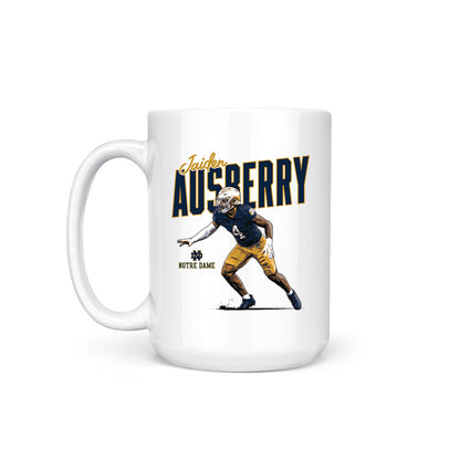 Notre Dame - NCAA Football : Jaiden Ausberry - Coffee Mug-1