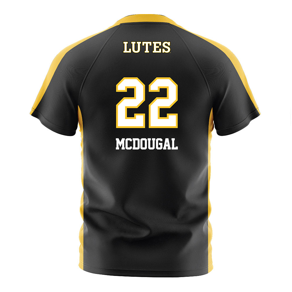 PLU - NCAA Women's Soccer : Katelyn McDougal - Black Soccer Jersey-1